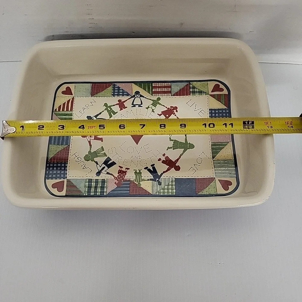Susan Winget‎ Casserole Dish With Stand Family Forever Cracker Barrel